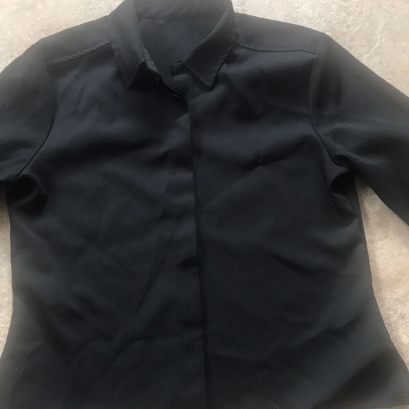 BLACK SHIRT TOP - Picture 4 of 7